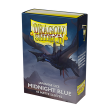 Load image into Gallery viewer, Dragon Shield Matte Sleeve - Midnight Blue &#39;T&#39;Iin&#39; 60ct
