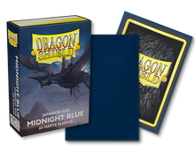 Load image into Gallery viewer, Dragon Shield Matte Sleeve - Midnight Blue &#39;T&#39;Iin&#39; 60ct
