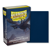 Load image into Gallery viewer, Dragon Shield Matte Sleeve - Midnight Blue &#39;T&#39;Iin&#39; 60ct
