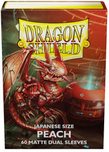 Load image into Gallery viewer, Dragon Shield Matte Dual Sleeve - Peach &#39;Piip&#39; 60ct
