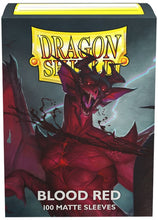 Load image into Gallery viewer, Dragon Shield Matte Sleeve - Blood Red ‘Simurag Lord of the Blood’ 100ct
