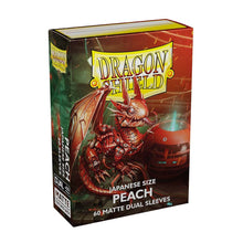 Load image into Gallery viewer, Dragon Shield Matte Dual Sleeve - Peach &#39;Piip&#39; 60ct
