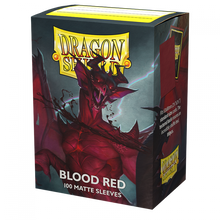 Load image into Gallery viewer, Dragon Shield Matte Sleeve - Blood Red ‘Simurag Lord of the Blood’ 100ct
