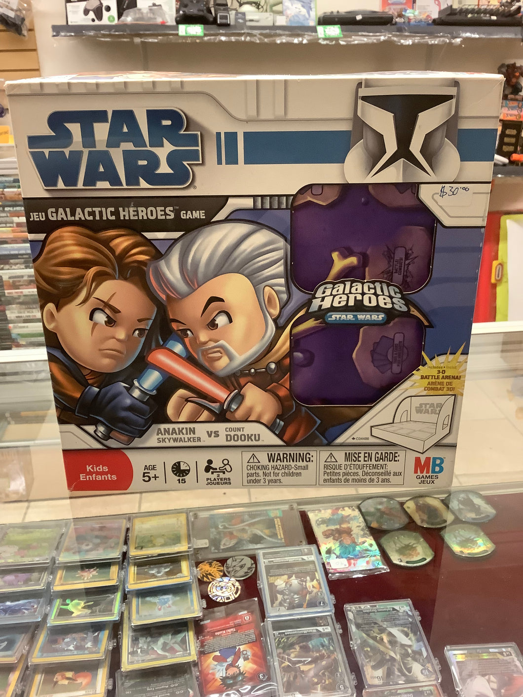 Star Wars Galactic Heroes Game: Anakin Skywalker Vs. Count Dooku (Used)