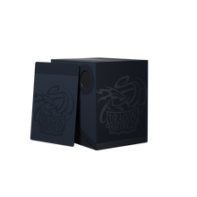 Load image into Gallery viewer, DRAGON SHIELD DECK BOX DOUBLE SHELL BLOOD Midnight Blue
