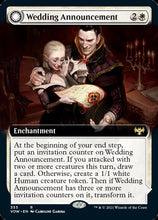 Load image into Gallery viewer, Wedding Announcement // Wedding Festivity (Extended Art) [Innistrad: Crimson Vow]
