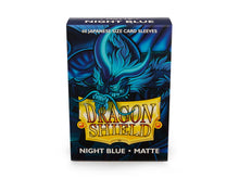 Load image into Gallery viewer, Dragon Shield Matte Sleeve - Night Blue ‘Delphion’ 60ct
