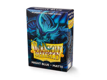 Load image into Gallery viewer, Dragon Shield Matte Sleeve - Night Blue ‘Delphion’ 60ct
